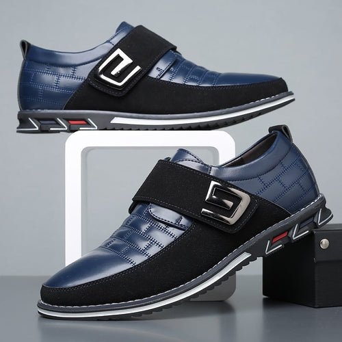 Men'S Round Toe Versatile Business Casual Loafer Shoes