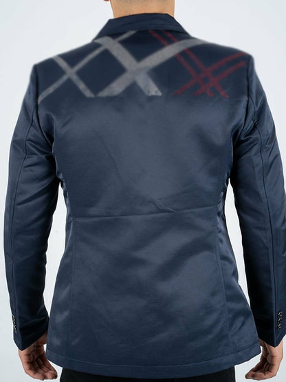 Men's Fashion Commuter Print Design Suit Jacket