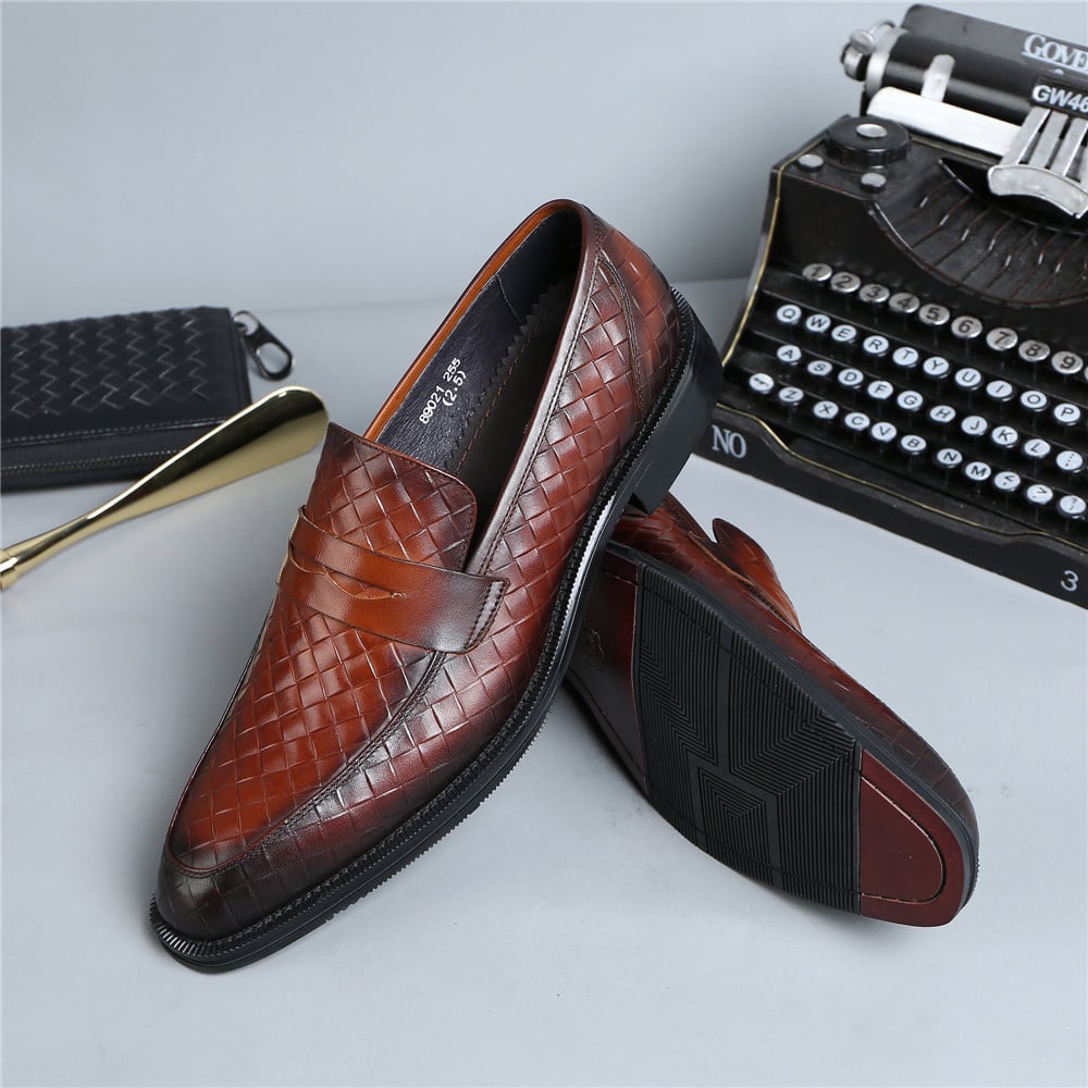 Men's Casual Pointed Toe Business Shoes