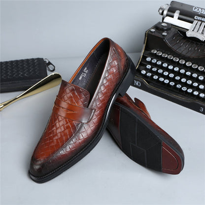 Men's Casual Pointed Toe Business Shoes