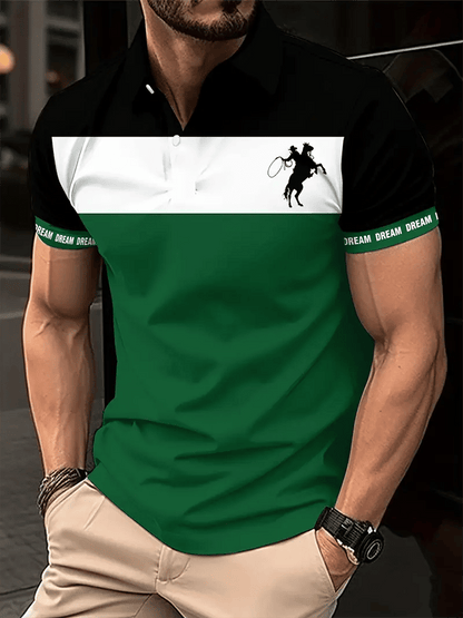 Men's Fashionable And Versatile Business Casual Polo Shirt