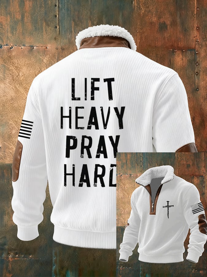 Men's Faith Textured Sweatshirt