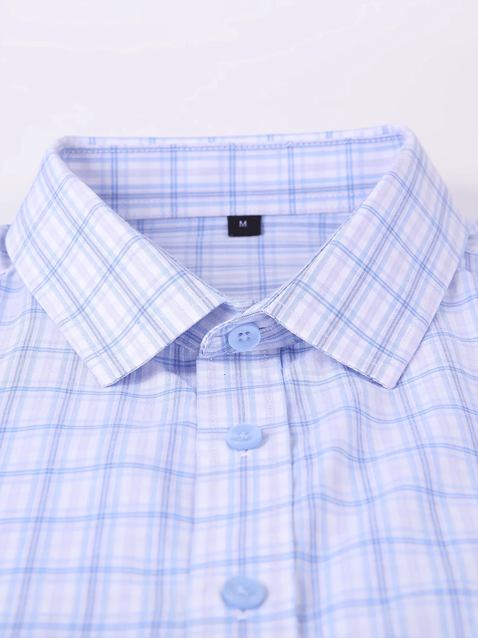 Men's Plaid Business Casual Shirt