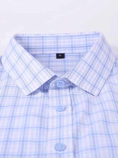 Men's Plaid Business Casual Shirt