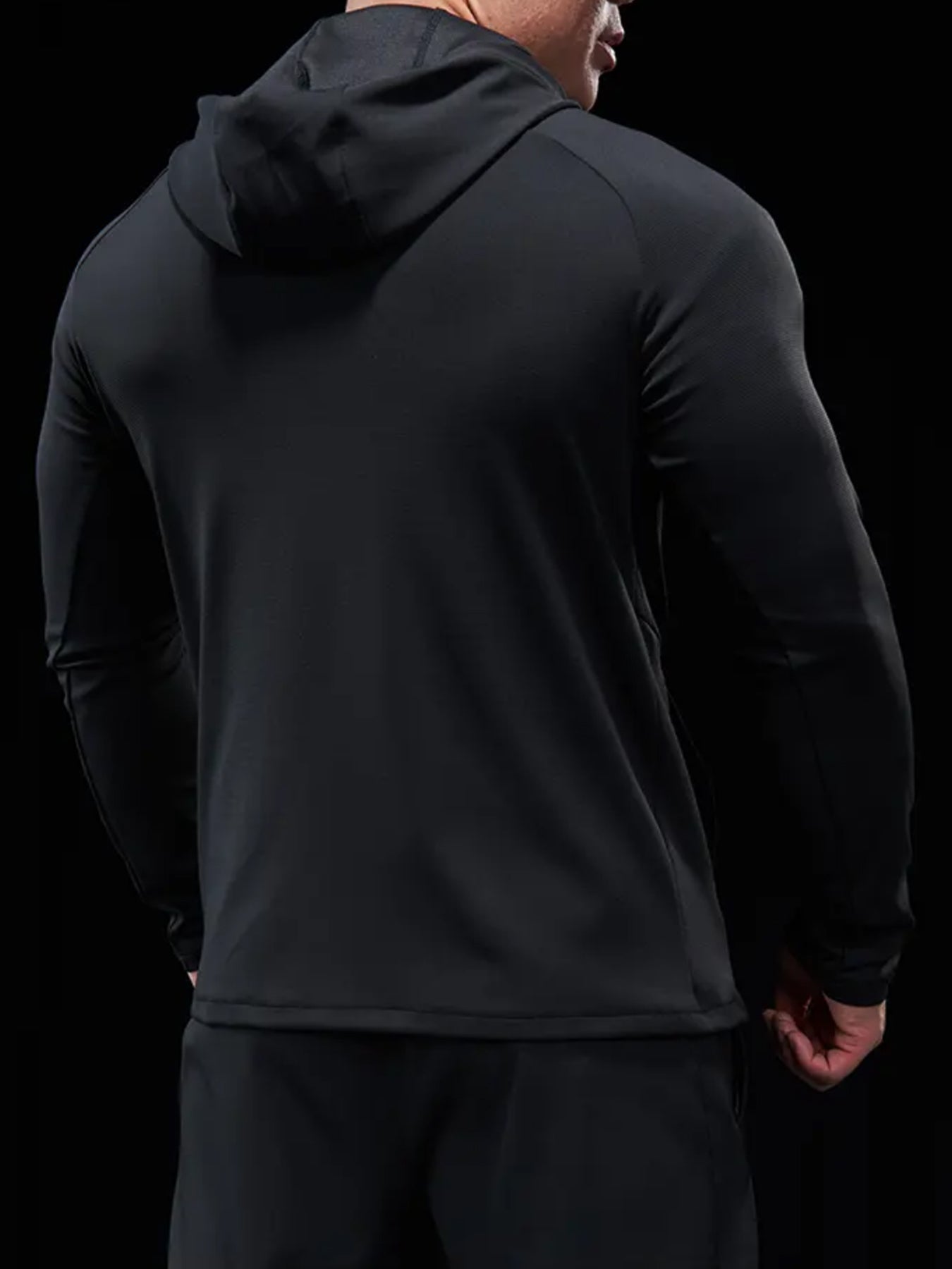 SmoothBlend Quick Dry Sports Fitness Hooded Jacket