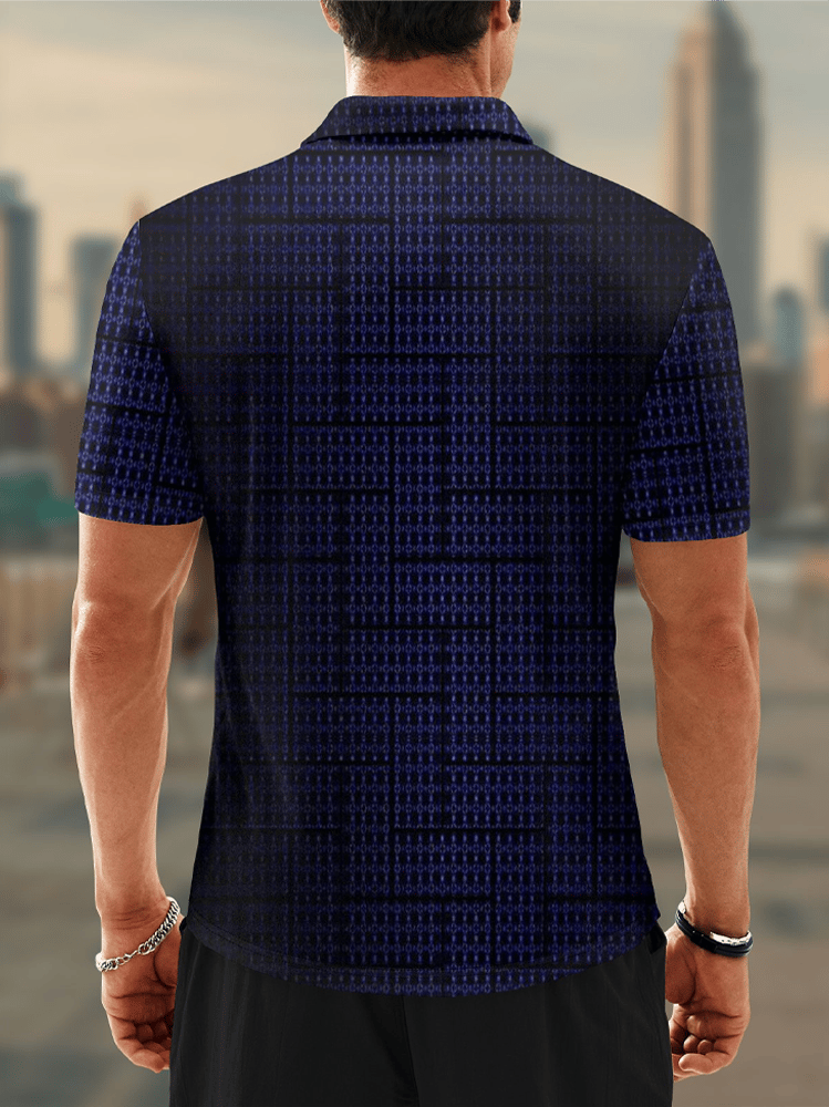 Moisture Wicking Chest Pocket Casual Polo