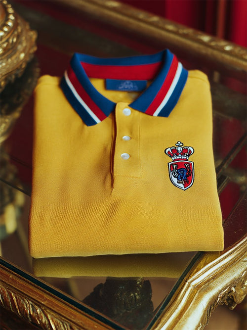 Men's Business Casual Button Short Sleeve Polo Shirt