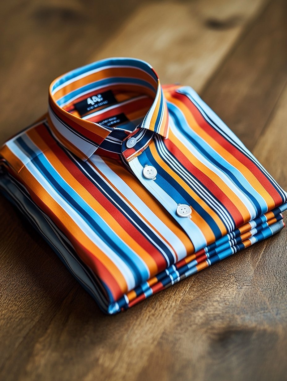 Men's Striped Luxe Long Sleeve Shirt