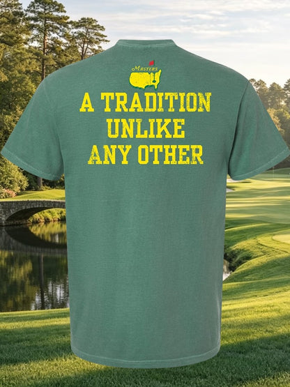 Men's Golf Print Casual T-Shirt