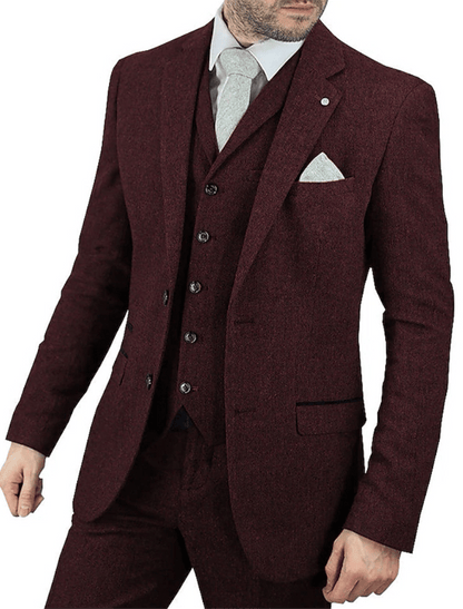 Men's casual pants suit two piece