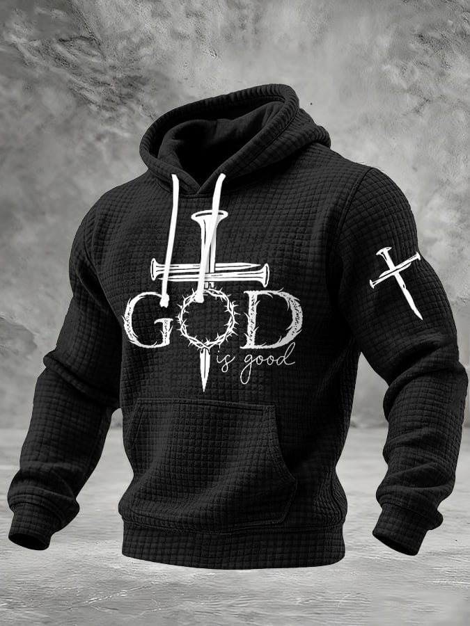 Men'S Casual Printed Hooded Sweatshirt-Fast Shipping