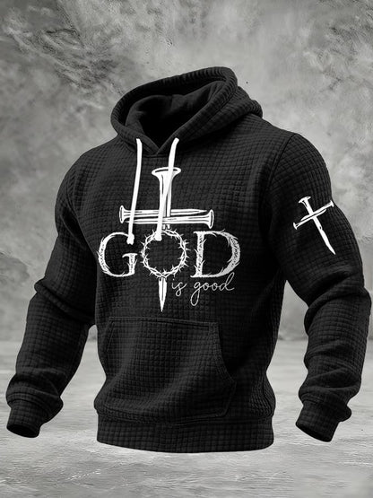 Men'S Casual Printed Hooded Sweatshirt-Fast Shipping