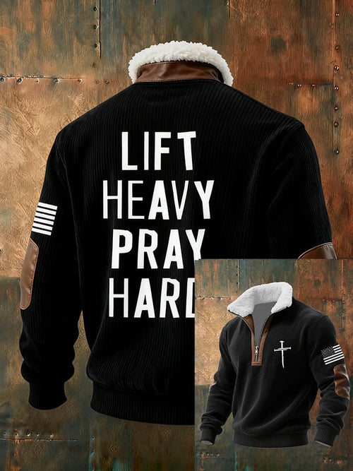 Men's Faith Textured Sweatshirt