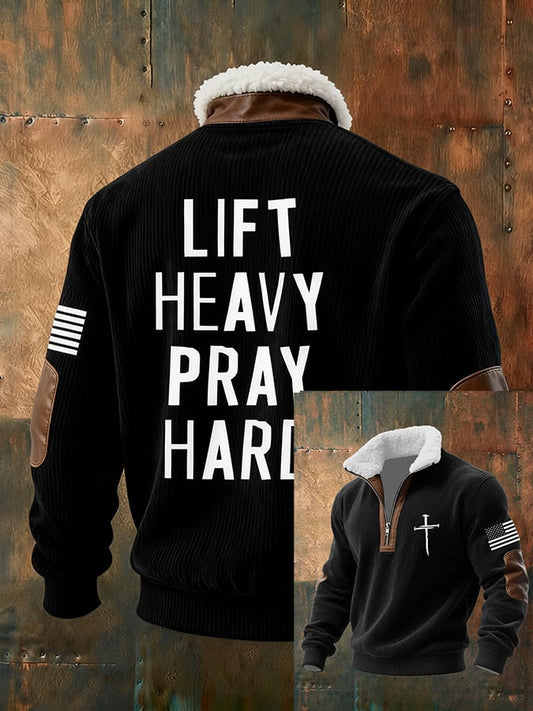 Men's Faith Textured Sweatshirt