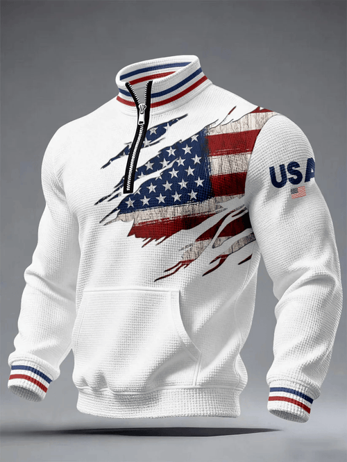 Men'S Casual Printed Sweatshirt