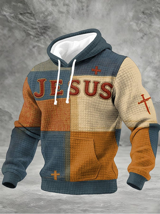 Men'S Casual Printed Hooded Sweatshirt-Fast Shipping