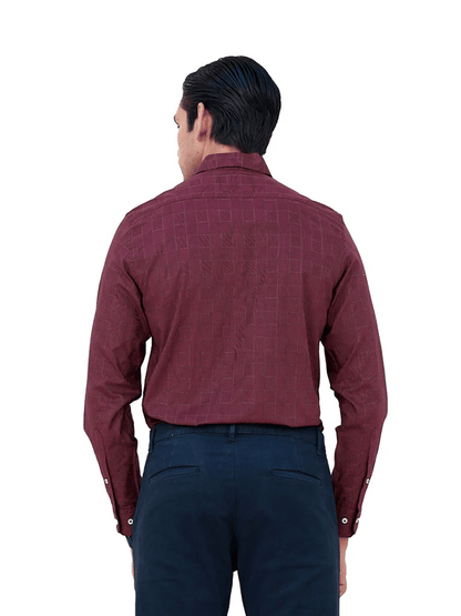 Men's Plaid Business Casual Shirt