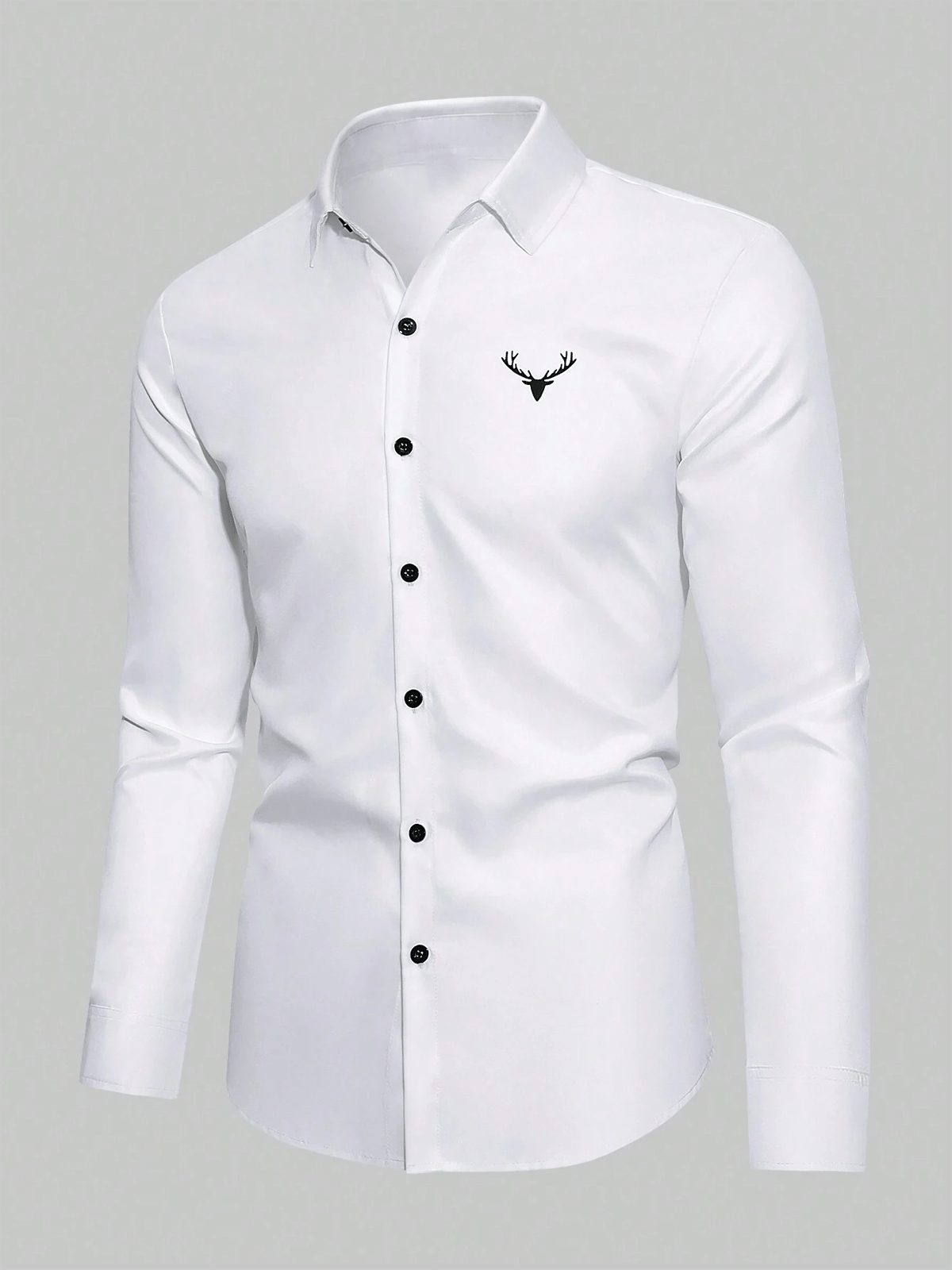 Men's Business Casual Long Sleeve Shirt