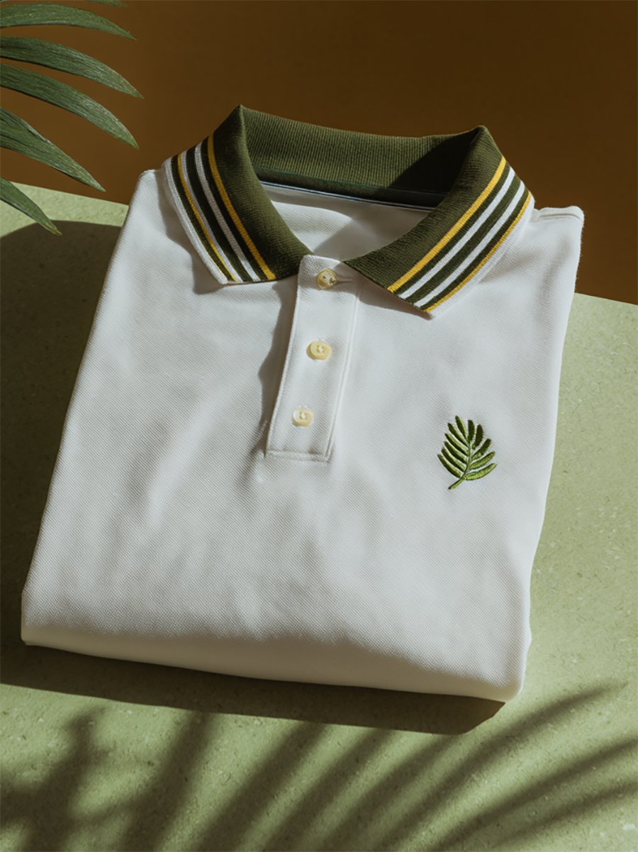 Men's Business Casual Button Short Sleeve Polo Shirt