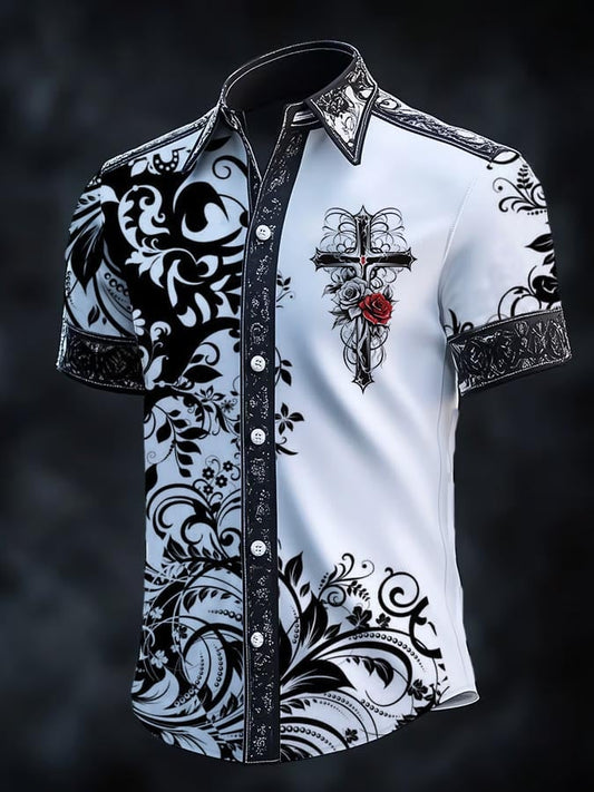 Men's Retro Gothic Dark Shirt
