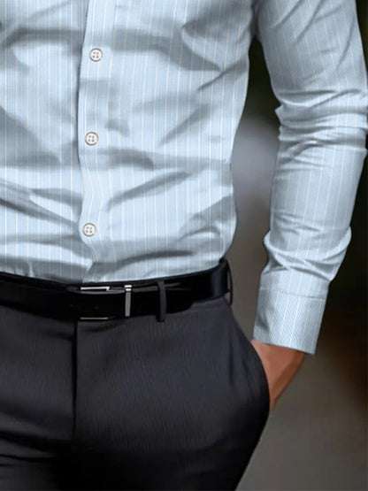 Men's Business Style Simple Shirt