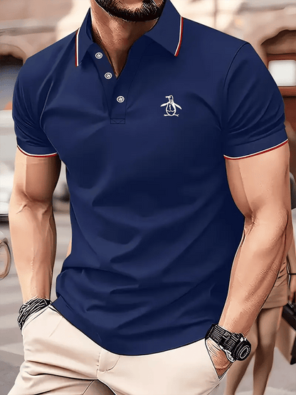 Men's Fashionable And Versatile Business Casual Polo Shirt