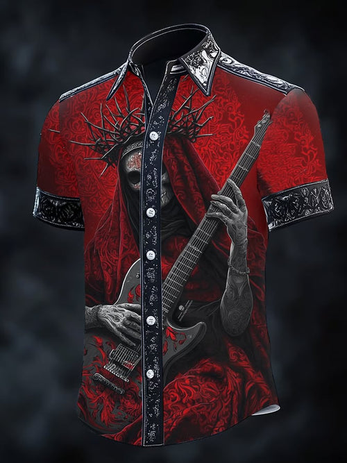 Men's Retro Gothic Dark Shirt
