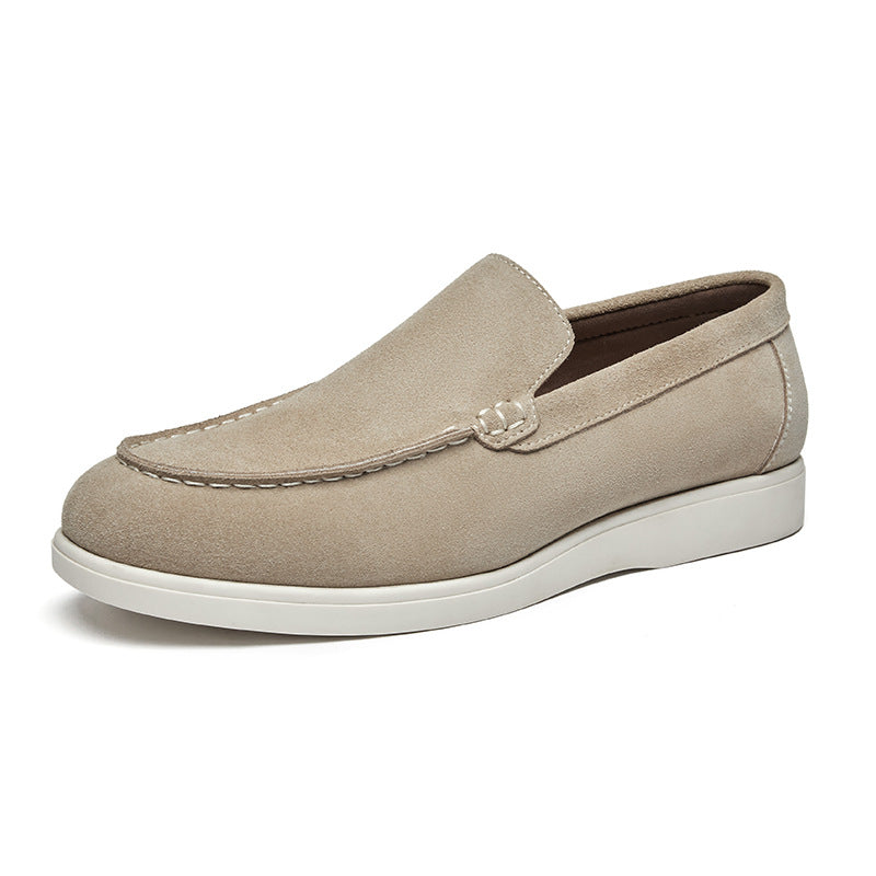 Men's British Style Suede Leather Nubuck Loafers