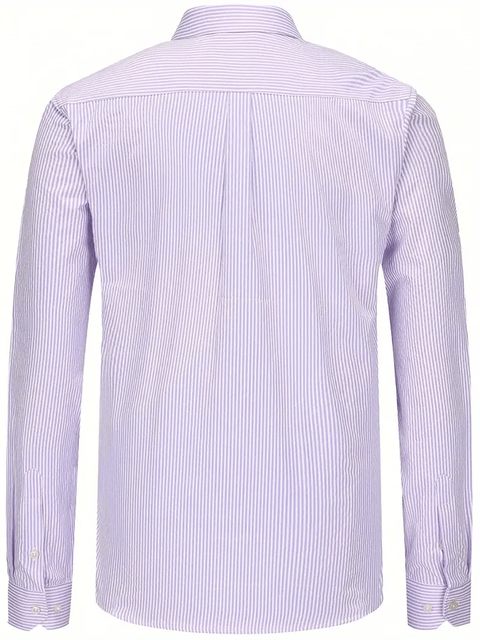 Men's Striped Business Casual Shirt