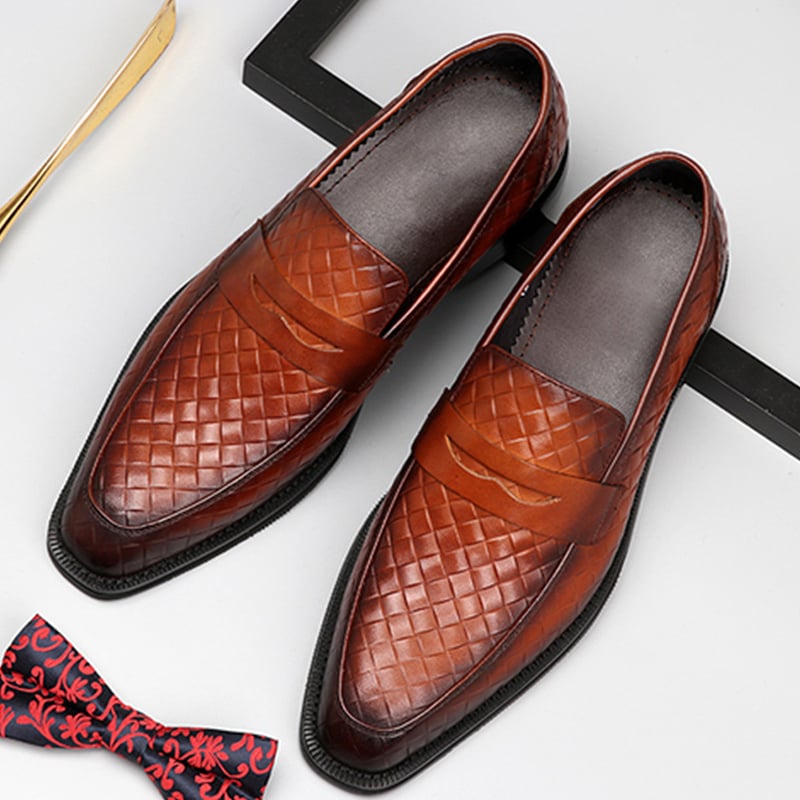 Men's Casual Pointed Toe Business Shoes