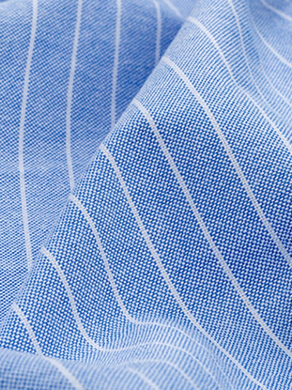 Men's Business Cotton Striped Shirt