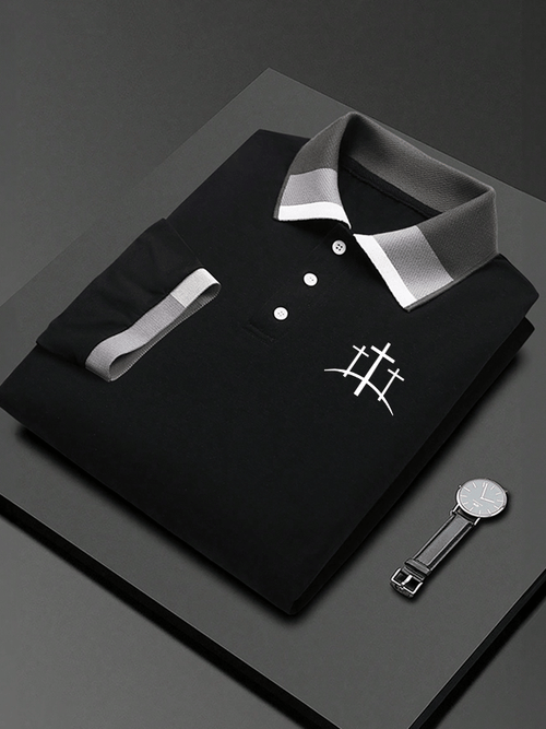 Men's Faith Print Polo Shirt