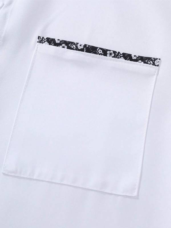 Men's Business Casual Short Sleeve Shirt