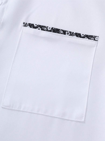 Men's Business Casual Short Sleeve Shirt