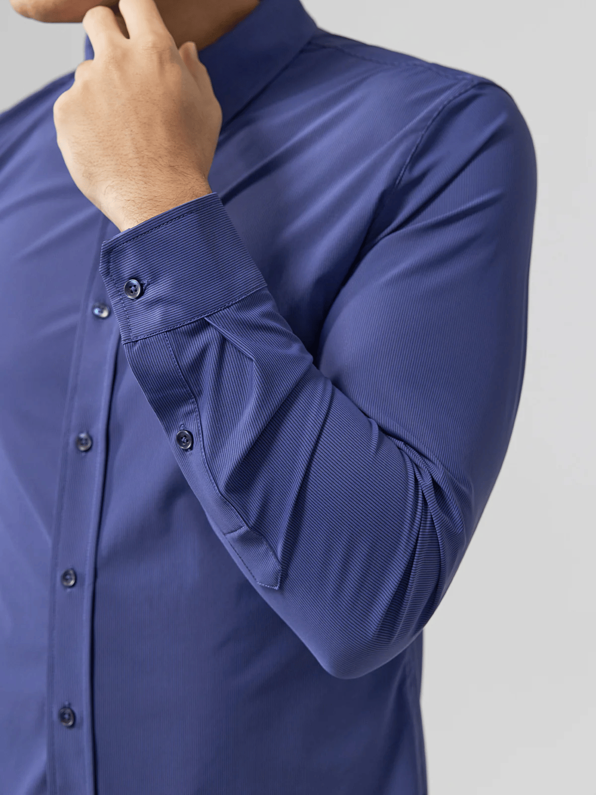 Men's Business Casual Long Sleeve Shirt