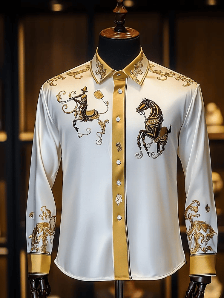 Men's Luxury Business Long Sleeve Shirt