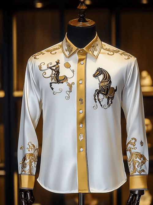 Men's Luxury Business Long Sleeve Shirt