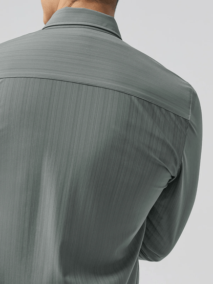 Men's Business Casual Long Sleeve Shirt