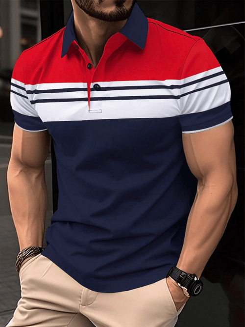 Men's Casual Business Fashion Polo Shirts