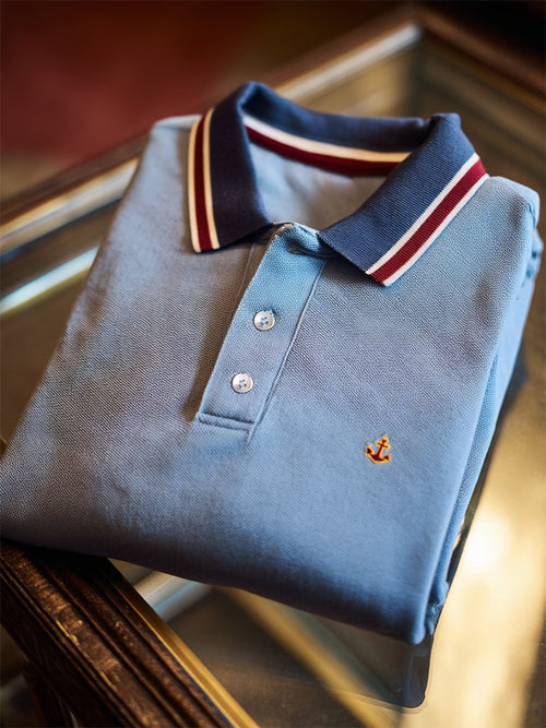 Men's Business Casual Button Short Sleeve Polo Shirt