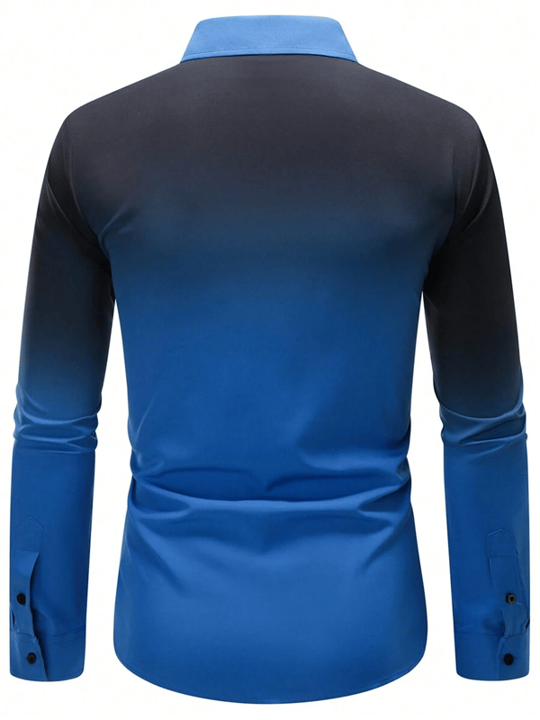 Men's Business Casual Long Sleeve Shirt