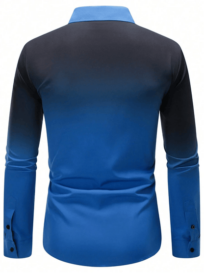 Men's Business Casual Long Sleeve Shirt