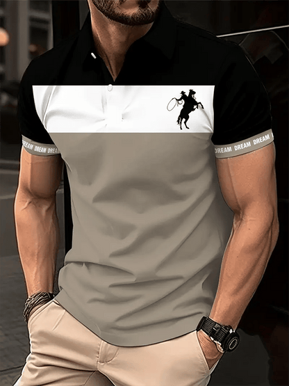 Men's Fashionable And Versatile Business Casual Polo Shirt