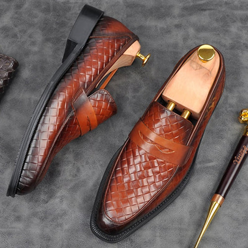 Men's Casual Pointed Toe Business Shoes