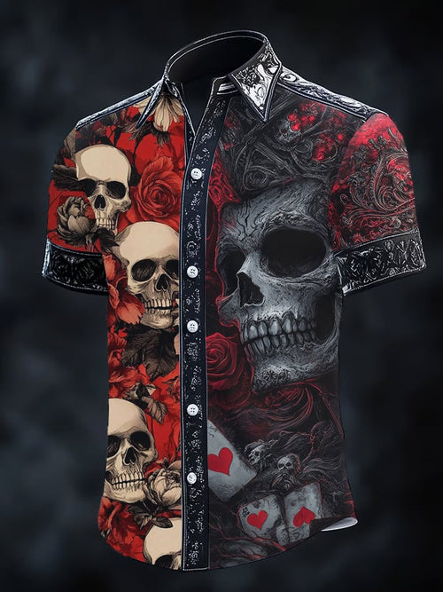 Men's Retro Gothic Dark Shirt