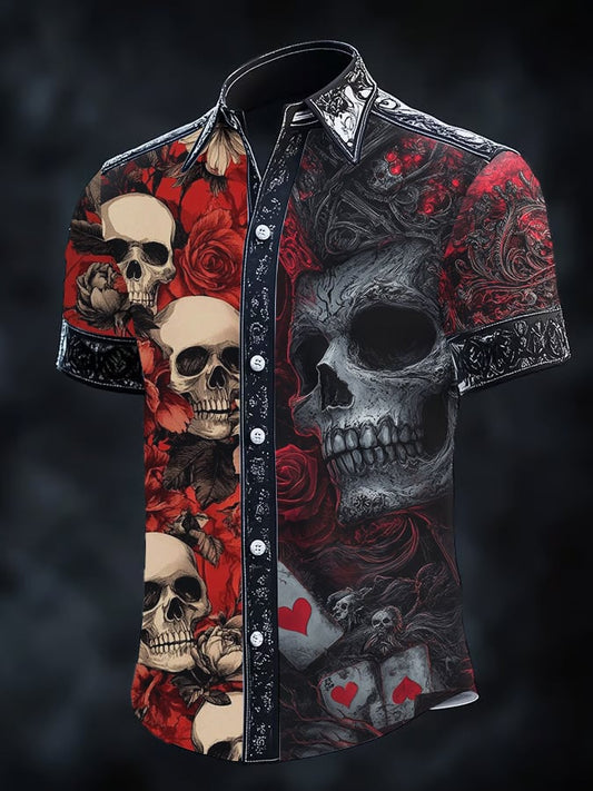 Men's Retro Gothic Dark Shirt