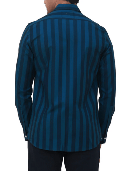 Men's Striped Business Casual Shirt