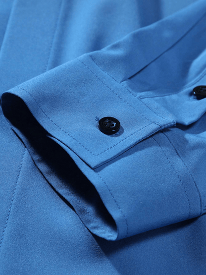 Men's Business Casual Long Sleeve Shirt