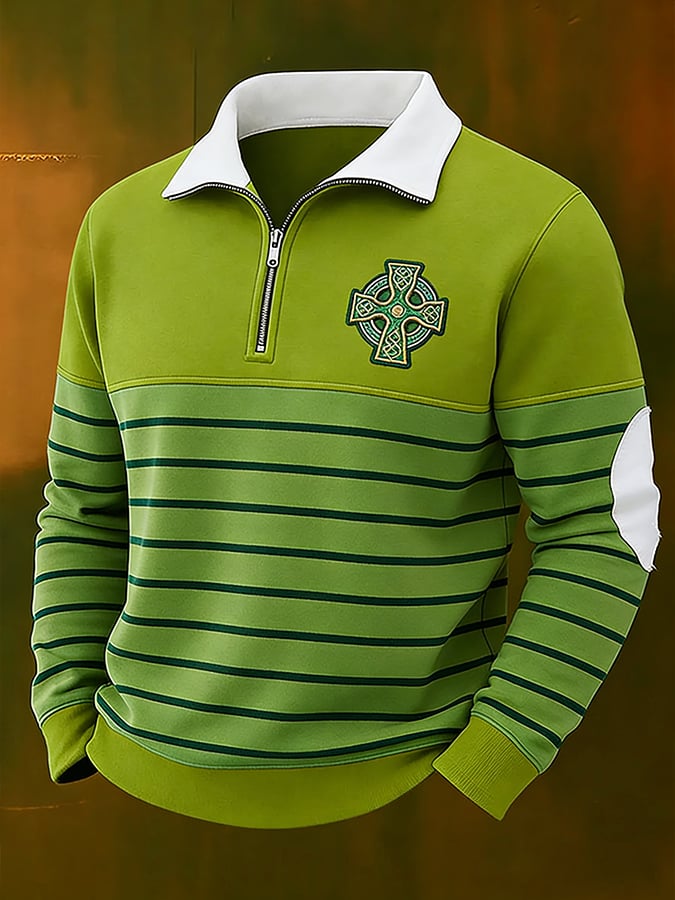 Man's Saint Patrick's Day Print Sweatershirt