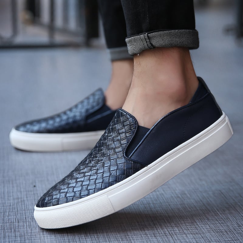 Men Oxfords Genuine Leather Casual Shoes